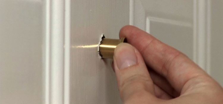 peephole door repair in Fort Irwin
